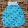 Pucksack, Schlafsack, Strampelsack - Delphine hellblau