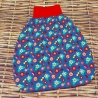 Pucksack, Schlafsack, Strampelsack - bunte Blumen