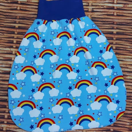 Pucksack, Schlafsack, Strampelsack - Regenbögen