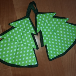 Weihnachtsbaum - Topflappen, für Weihnachten, der Tannenbaum