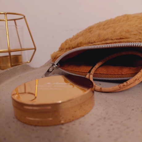 Taschenorganizer aus KORK, NATUR fair vegan handmade