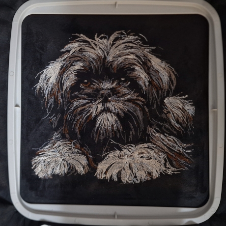 NEU Stickdatei Affenpinscher Caleb LunaChild