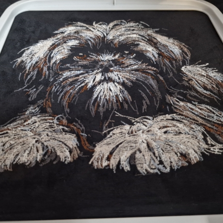 NEU Stickdatei Affenpinscher Caleb LunaChild