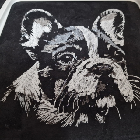 NEU Stickdatei Französische Bulldogge Welpe Nolan