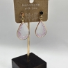 Blütenschmuck Echtblüten Ohrringe 18k/24k Gold/ Sterling Silber 