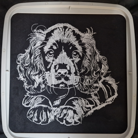 NEU Stickdatei Cocker Spaniel Welpe Rilay LunaChild