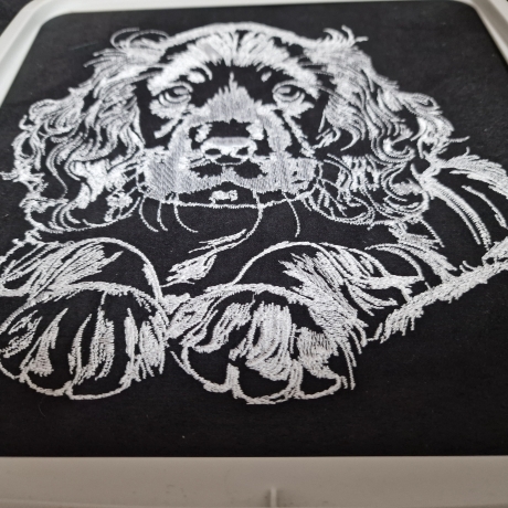 NEU Stickdatei Cocker Spaniel Welpe Rilay LunaChild