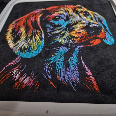 NEU Stickdatei Dackel Milan Hund LunaChild