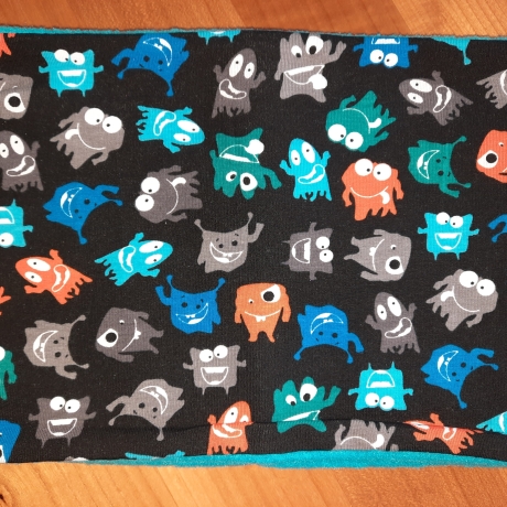 Monster Schlauchschal, Innen Fleece, Durchm. 54 cm