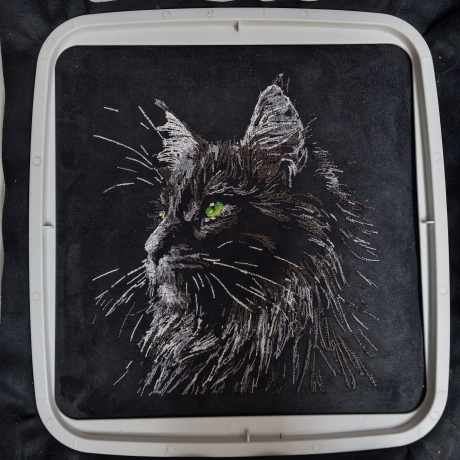 NEU Stickdatei Katze Gretel Lunachild