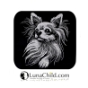 Stickdatei Chihuahua langhaar Droppy Hund 