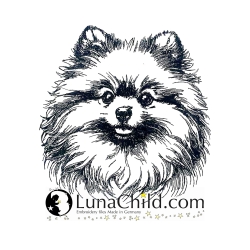 Stickdatei Deutscher Zwergspitz Jassy Hund