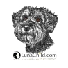 Stickdatei Schnoodle Candra Hund realistisch
