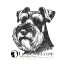 NEU Stickdatei Riesenschnauzer Santo Hund LunaChild