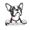 NEU Stickdatei Boston Terrier Kylo Hund realistisch