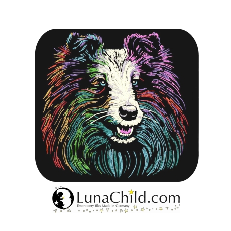 NEU Stickdatei Collie Sheltie Roxy  Lunachild