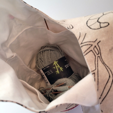 Stricktasche Projektcaddy