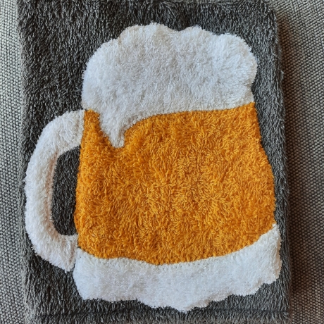 Bierkrug Waschhandschuh für Männer, Bayern, Liebhaber des Bieres