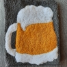 Bierkrug Waschhandschuh für Männer, Bayern, Liebhaber des Bieres