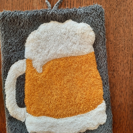 Bierkrug Waschhandschuh für Männer, Bayern, Liebhaber des Bieres