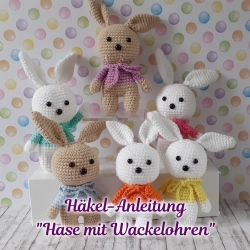 Häkelanleitung Hase mit Wackelohren PDF
