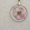Blütenschmuck Echtblüten Anhänger 18k/24k Gold/ Sterling Silber 