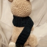 Hase, Unikat ca. 28/34 cm hoch, Amigurumi 