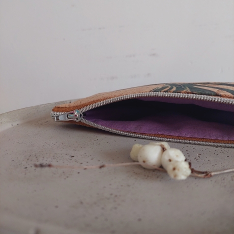 Tasche aus KORK, Handytasche, NATUR fair vegan handmade