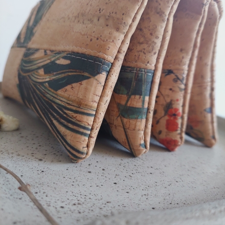 Tasche aus KORK, Handytasche, NATUR fair vegan handmade