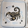 Neu Applikation Stickdatei Sternzeichen Skorpion Lunachild