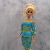 Handgehäkeltes Outfit für 1:6 Modepuppen (Barbie, Steffi)