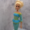 Handgehäkeltes Outfit für 1:6 Modepuppen (Barbie, Steffi)