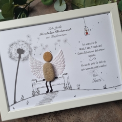 Geschenk zur Konfirmation, Kommunion, Taufe, Personalisierbar 