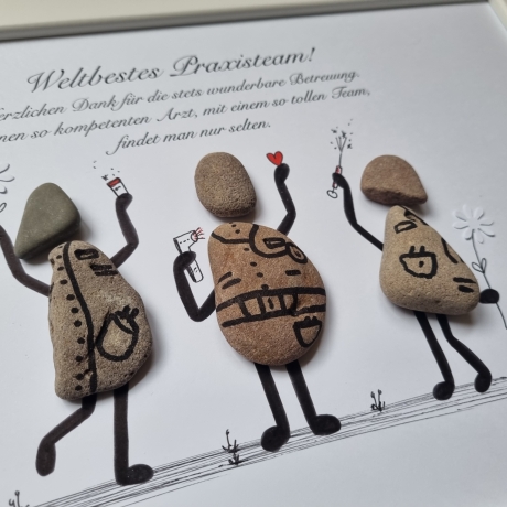 Geschenk für Arztpraxis, Ärzteteam oder Arzt. Personalisierbar