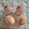 Ostereier echte Hühnereier Ostern Unikat Kunsthandwerk 4er-Set