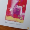 Postkarte Immer brennt eine Kerze für Dich