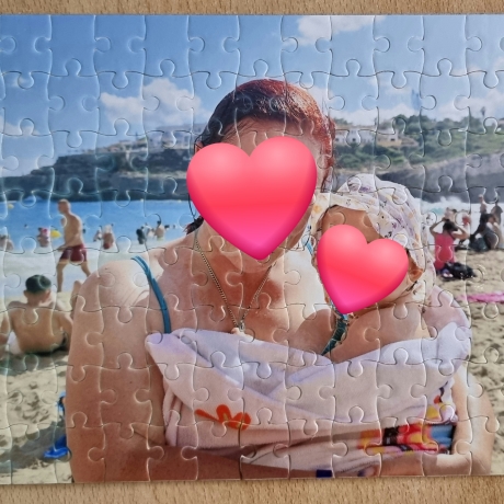 Personalisiertes Puzzle (120 Teile 28,8cm x 19,8cm)