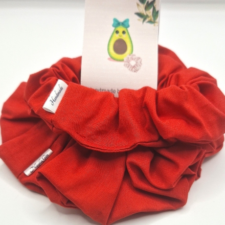 Handmade Haargummi (2Stück) Rose/ Rose XL