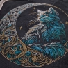 Stickdatei Katze im Mond „Marbel“ LunaChild