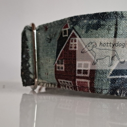 Windhund Martingal mit Tracker Halterung