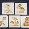 Dinosaurier Holzbilder Set – Für Kinder die schon alles haben
