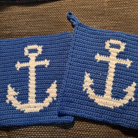Topflappen - Anker