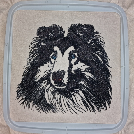NEU Stickdatei Staffordshire Collie Ian LunaChild