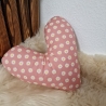 Herzkissen Brustherzkissen Lagerungskissen Margeriten rosa W1567
