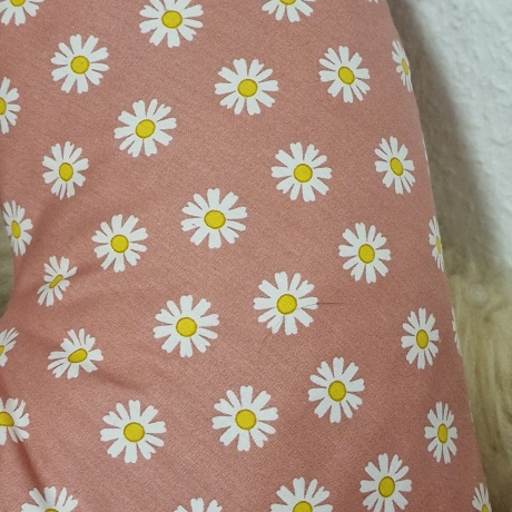 Herzkissen Brustherzkissen Lagerungskissen Margeriten rosa W1567