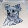 NEU Stickdatei Applikation Chihuahua Dolly 