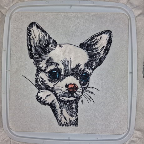 Neu Stickdatei Chihuahua kurzhaar Bella Hund