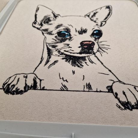 NEU Stickdatei Chihuahua kurzhaar Aage Hund