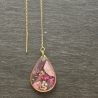 Einzigartiger Blütenschmuck - Ohrringe aus 18karat vergoldung