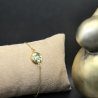 Armband mit Blüten 18k vergoldet/ Edelstahl/Sterling Silber 